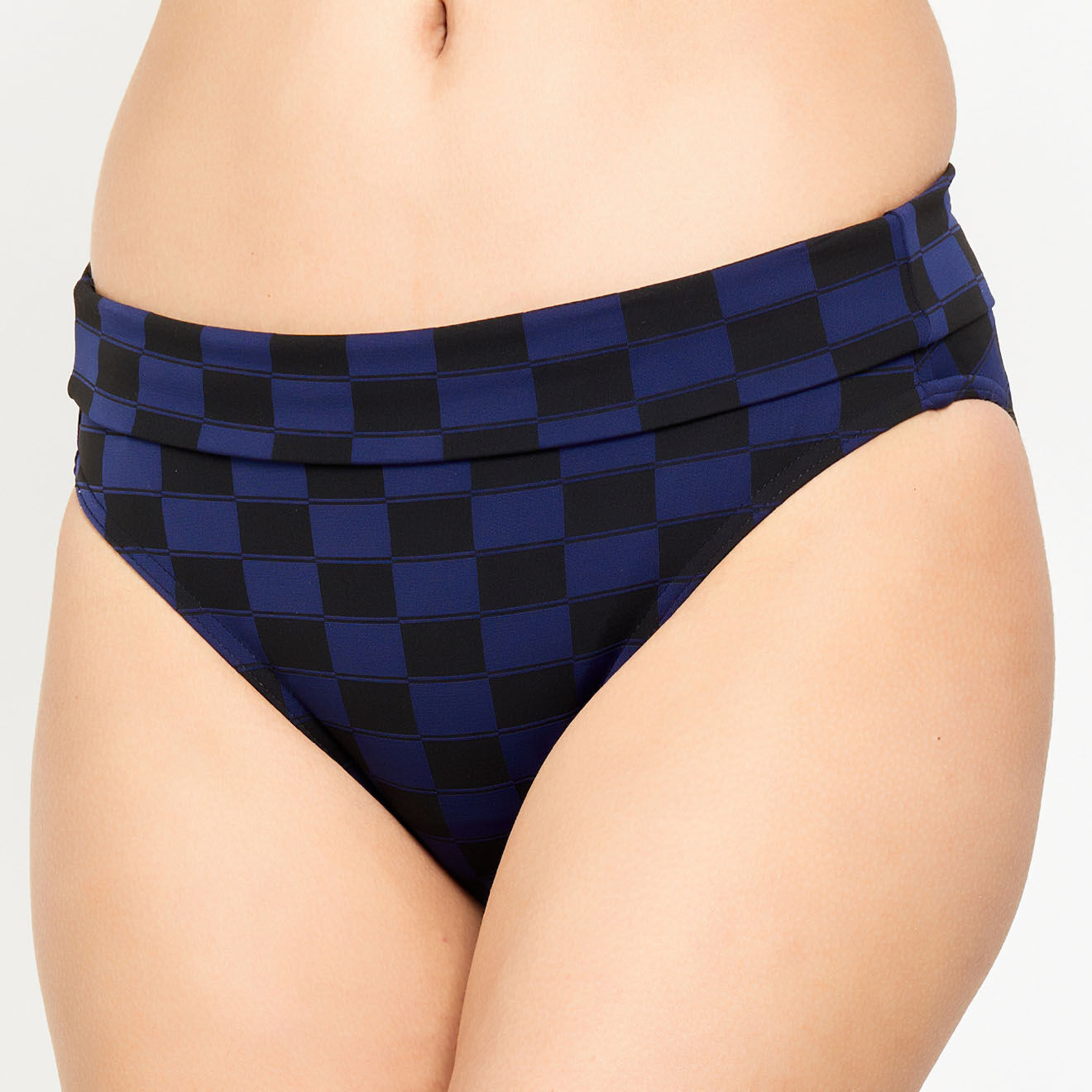 Iodus Bas de maillot de bain Bermeo imprimé bleu marine/noir