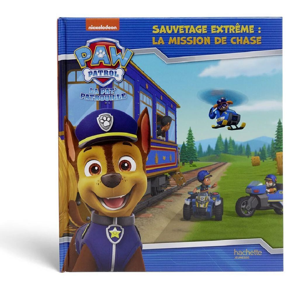 Livre Pat' Patrouille - La mission de Chase, Hachette jeunesse