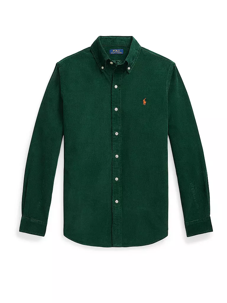 POLO RALPH LAUREN Cordhemd Slim Fit grün