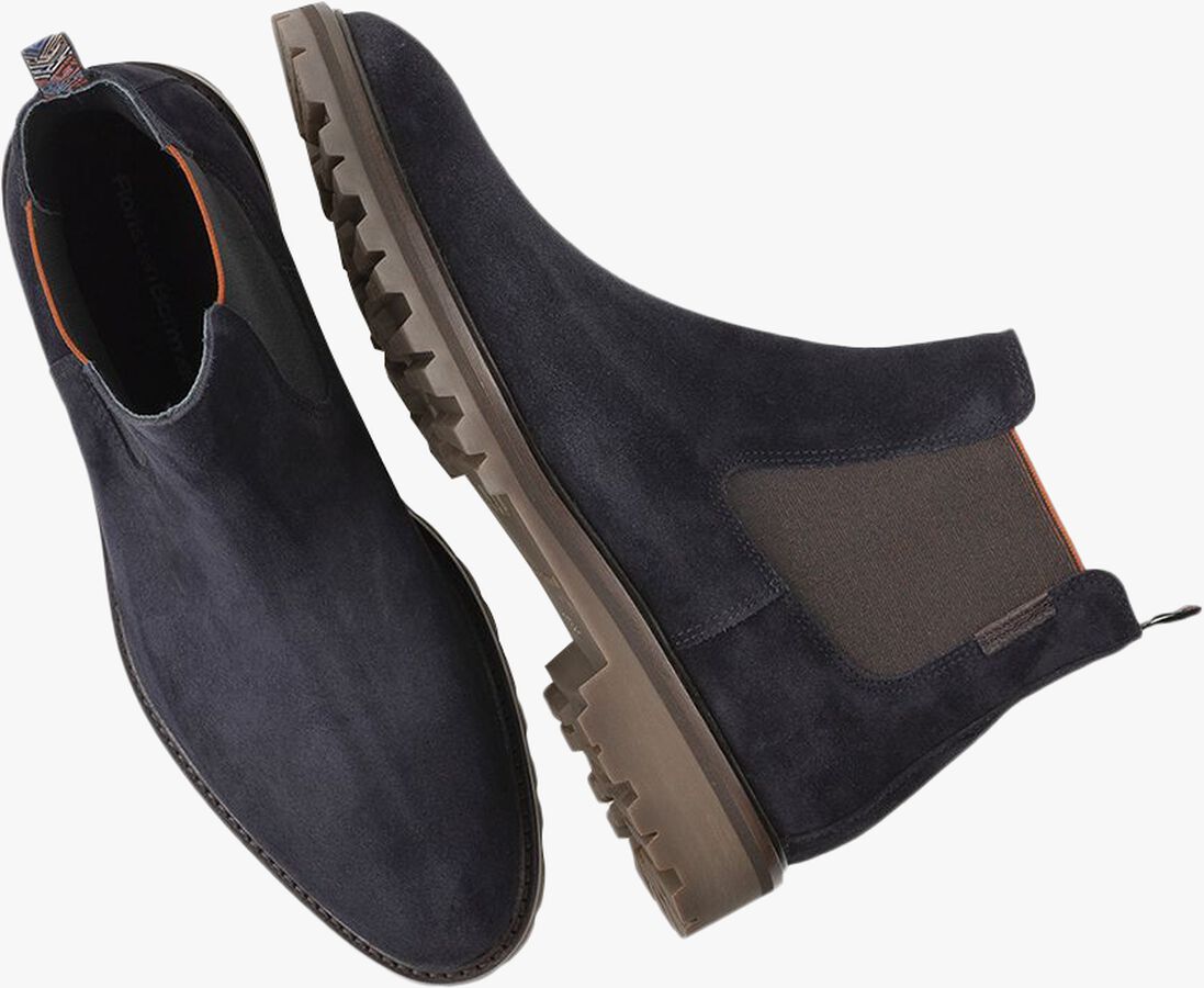 FLORIS VAN BOMMEL blauwe floris van bommel chelsea boots sfm-60018