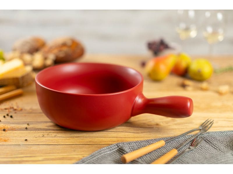 Kuhn Rikon Fondue-Caquelon Classic Rot Fonduepfanne