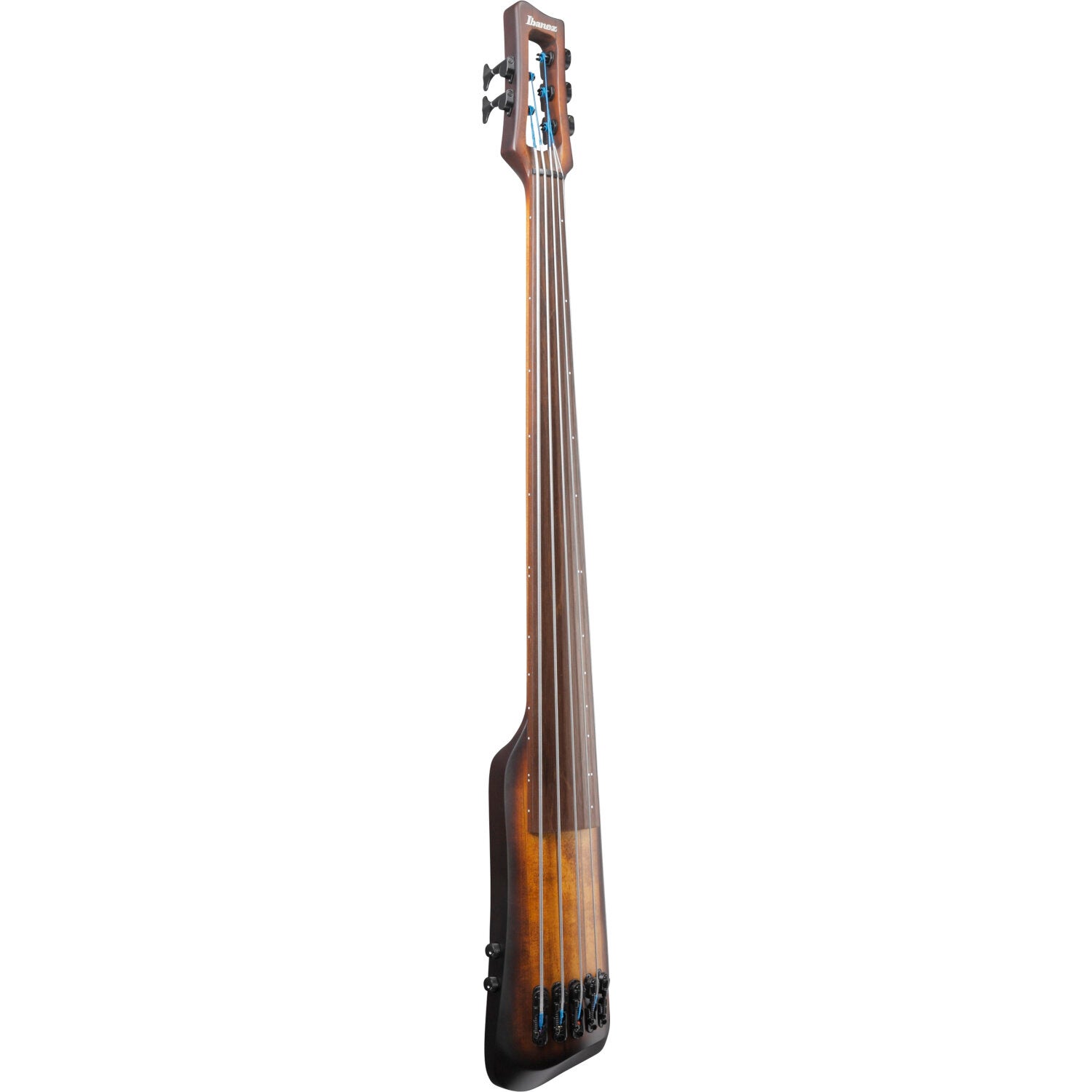 Ibanez UB805 Bass Workshop Mahogany Oil Burst 5-snarige Upright Bass met gigbag