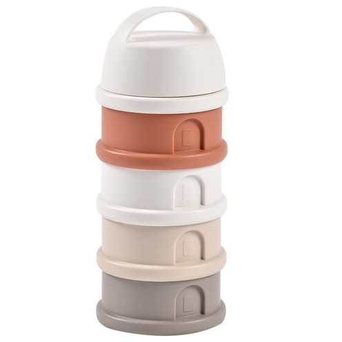 Boite doseuse 4 compartiments - Cotton white/terracotta - BEABA