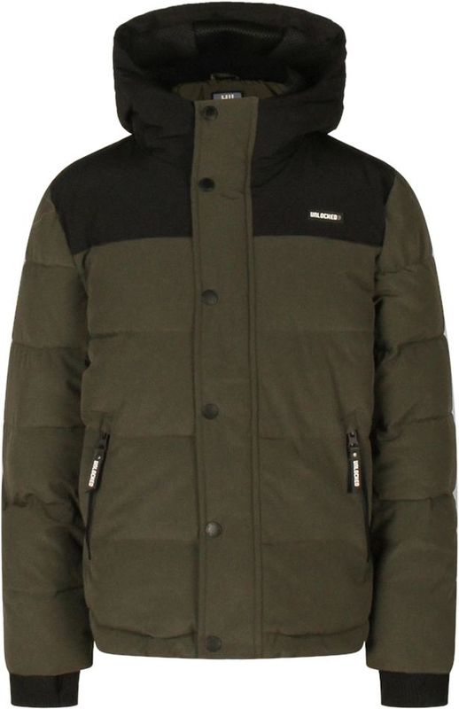 Unlocked jongens winterjas - Army