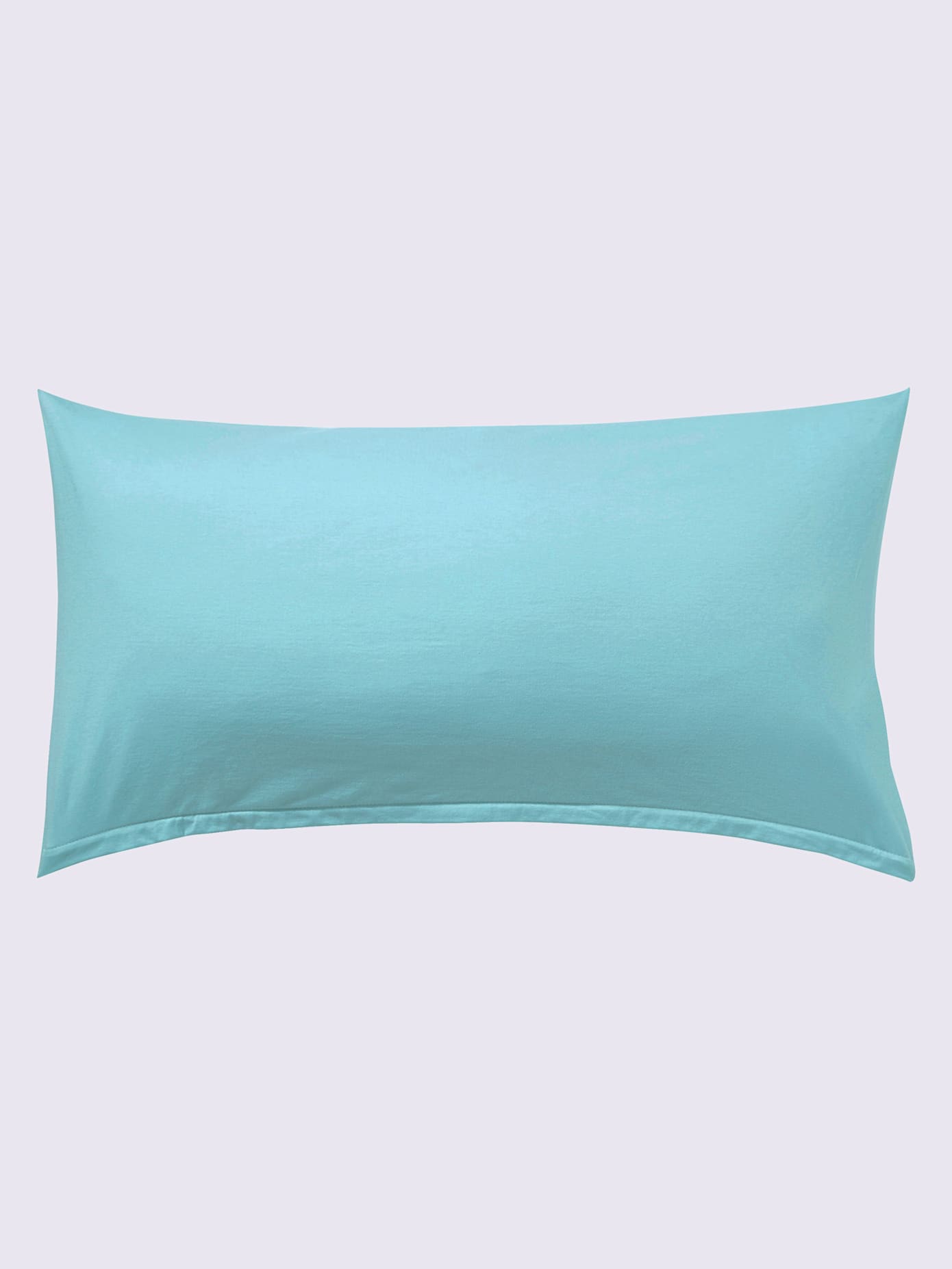 Housses de coussin jersey fin maco à repassage superflu