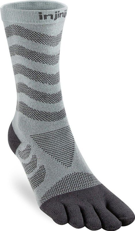 Injinji Ultra Run Crew Coolmax Dames 401171 80 Grey XS-S=35-40