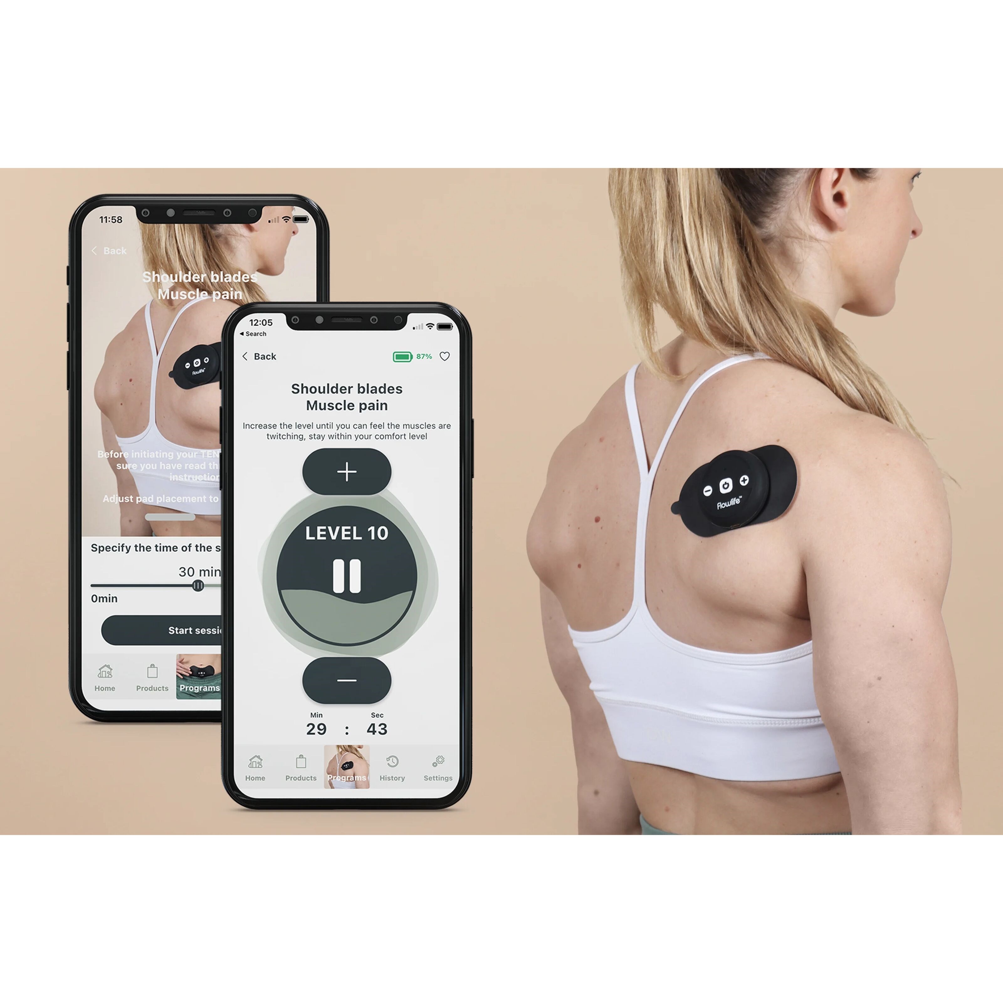 Flowlife TENS Muskelstimulator