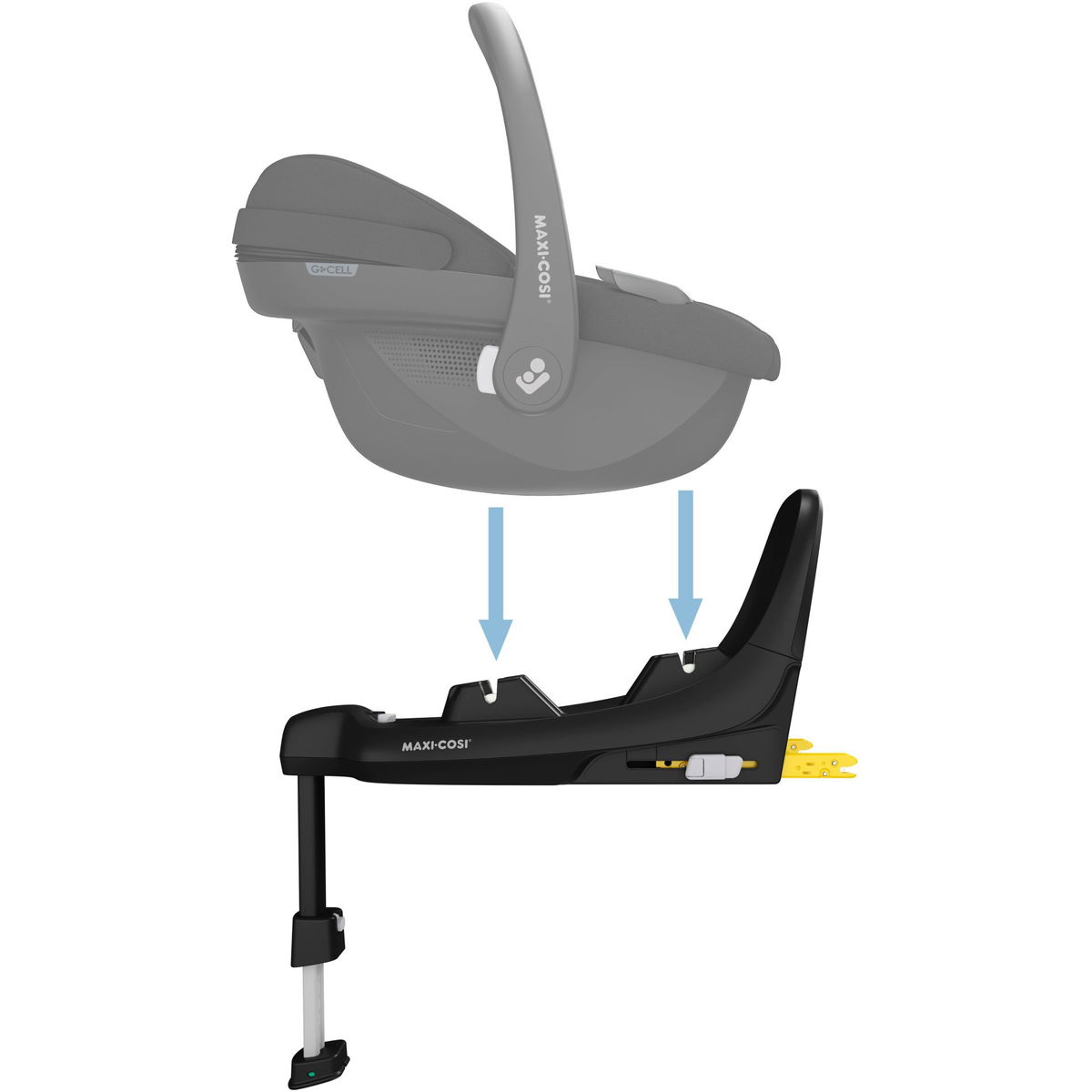 Maxi CosiMaxi Cosi   Pebble S mit FamilyFix S tonal graphite