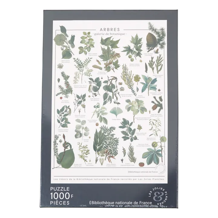 Les Jolies Planches Puzzle Arbres | Vert foncé