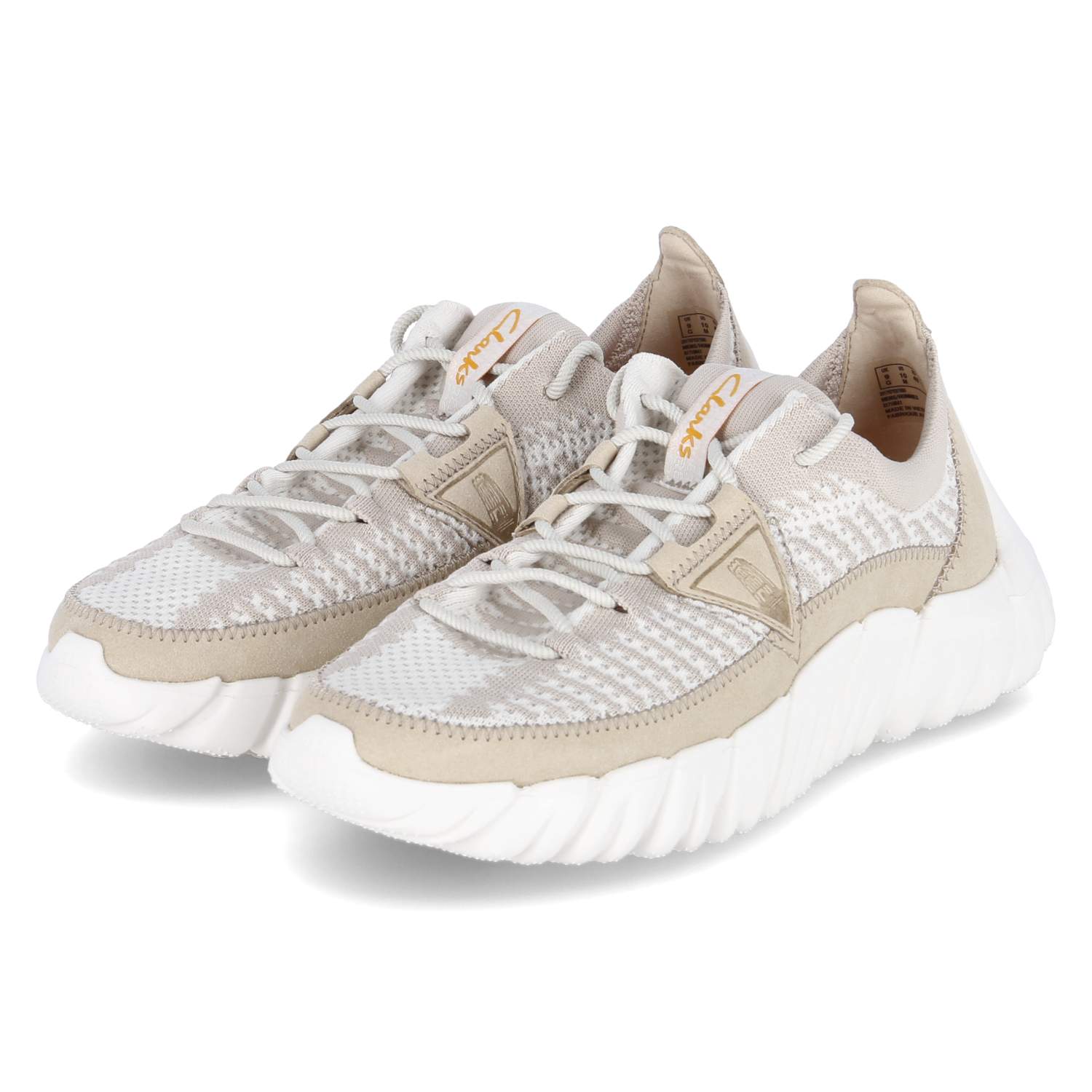 Clarks Halbschuhe NATURE 360 - white combi