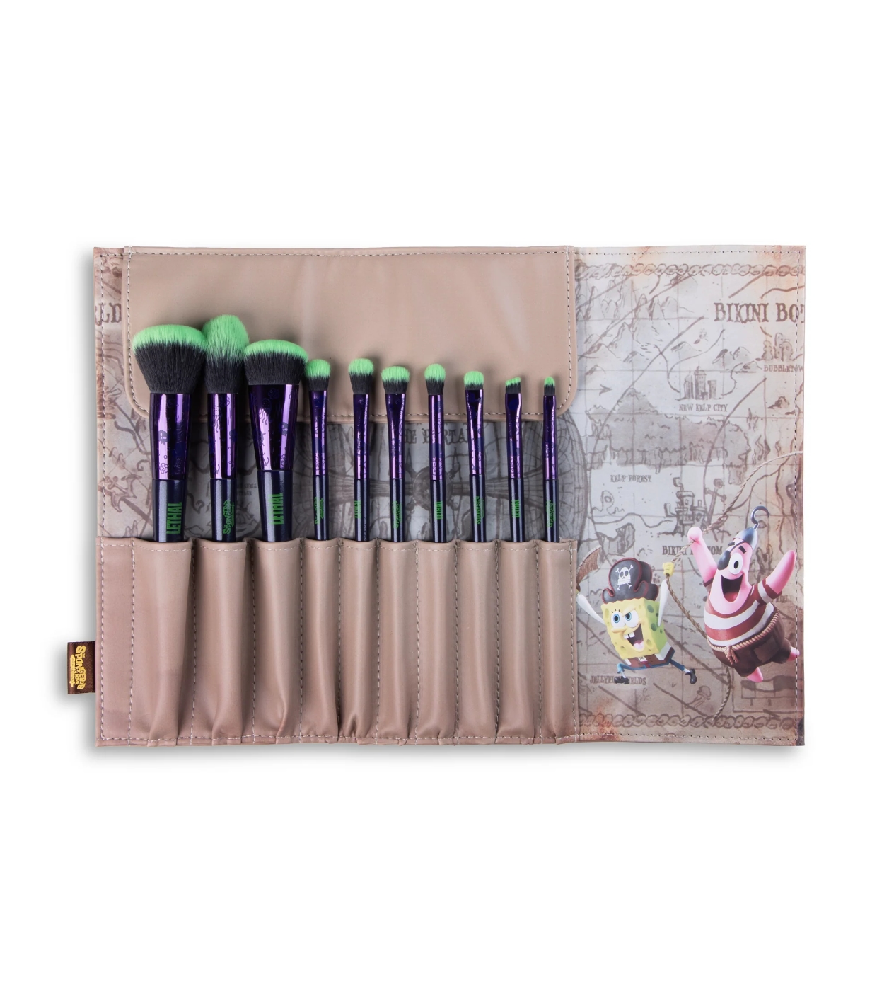 Lethal Cosmetics - *The SpongeBob* - Conjunto de Pincéis Treasure Map