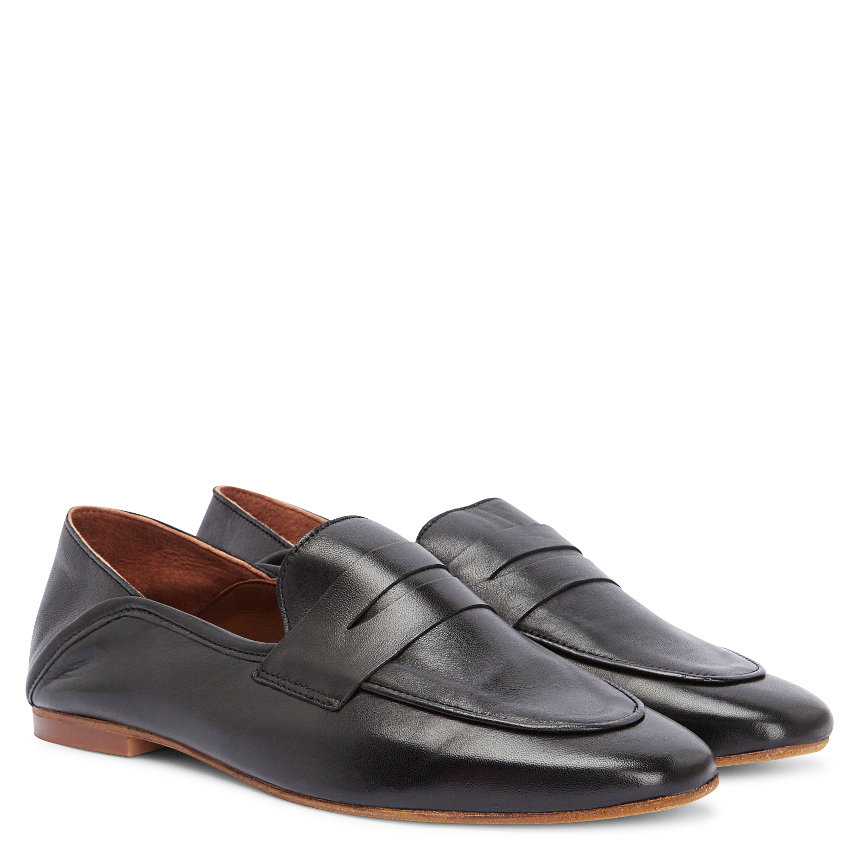 LINDSAY - Mocassins en cuir | Noir