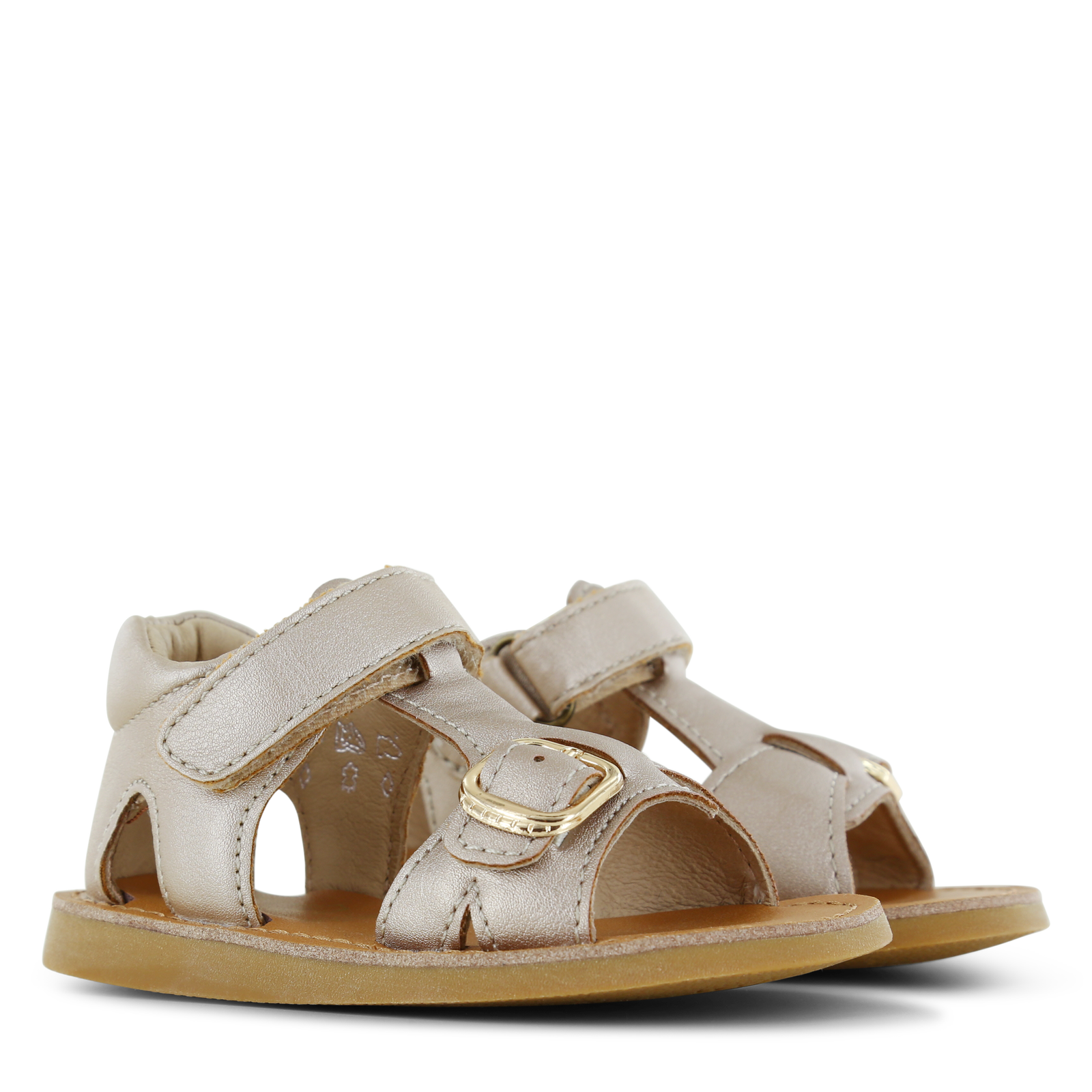Shoesme metallic gouden sandaal Metallic, Microfiber leer | Meisjes schoene