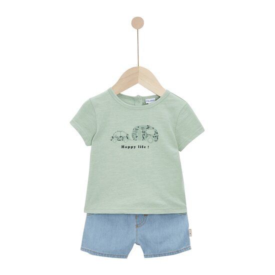 Parfum du Sud Tee-shirt + Short   Sauve Sauvage        de               P'tit bisou