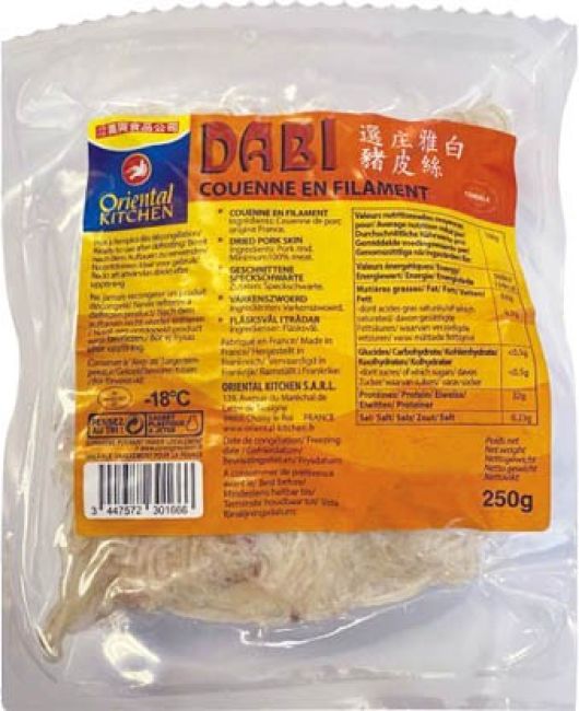 Oriental Kitchen Bevroren Varkenshuid 250g