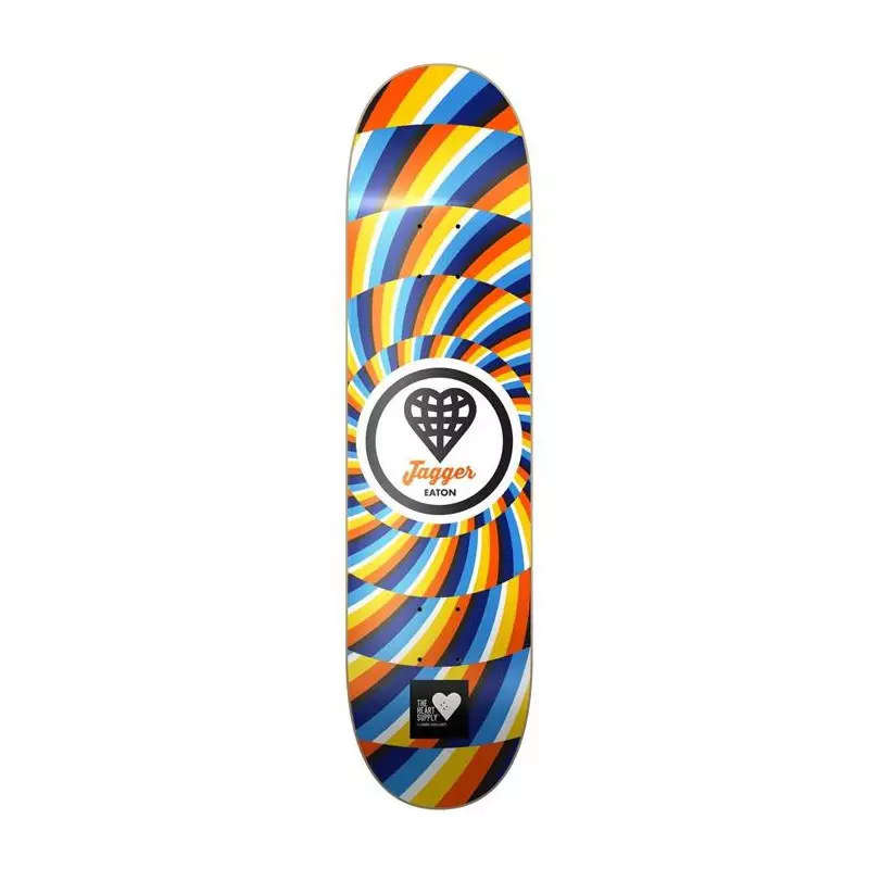Plateau de skate HEART SUPPLY Jagger Eaton Pro Illusion Embossed 8.0