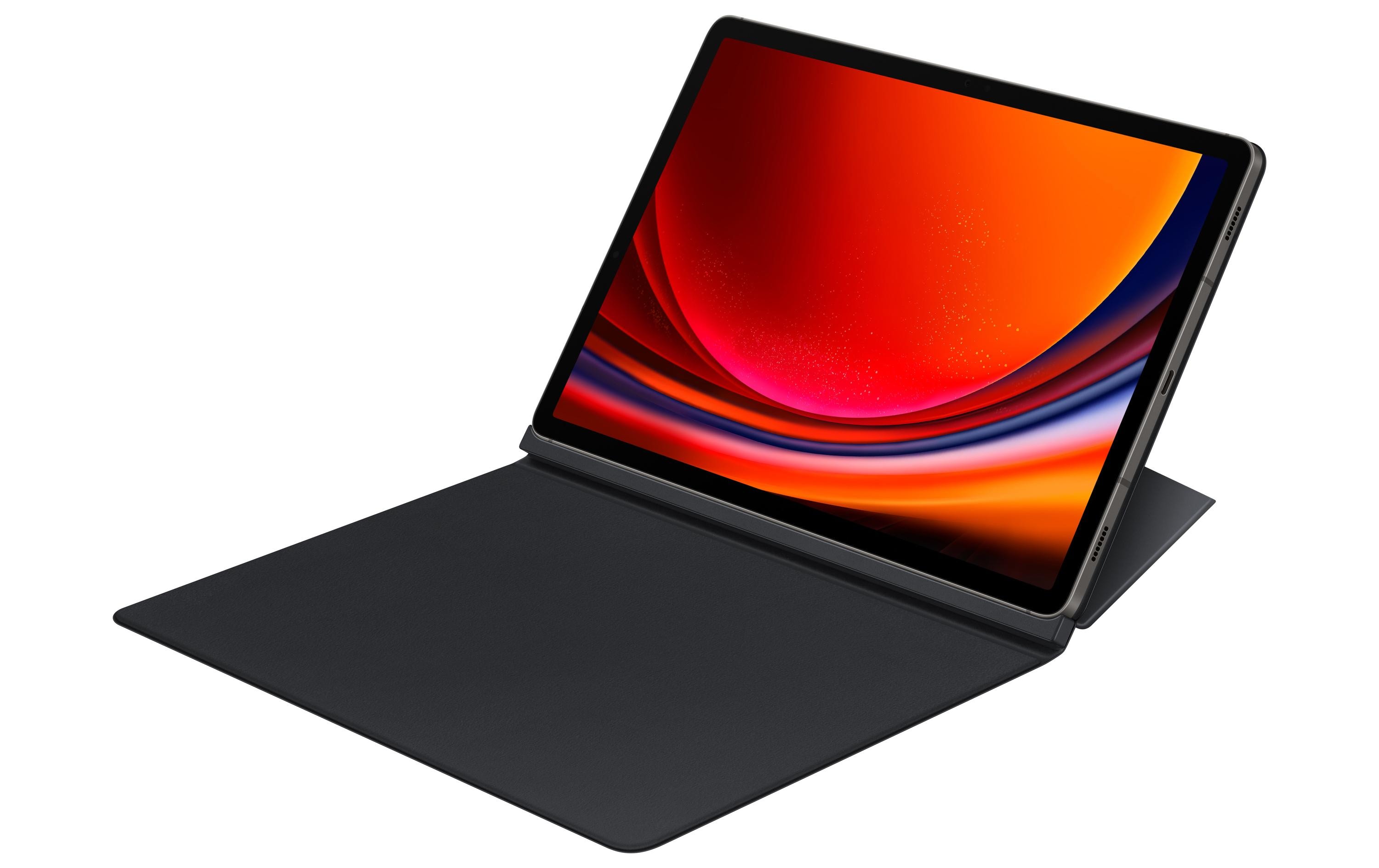 Tablet Book Cover Smart Galaxy Tab S9 SchwarzBook Cover für das Samsung Galaxy Tab S9