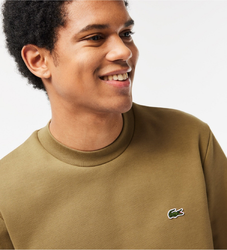 Moletom Lacoste Jogger em Algodão Orgânico, Marrom