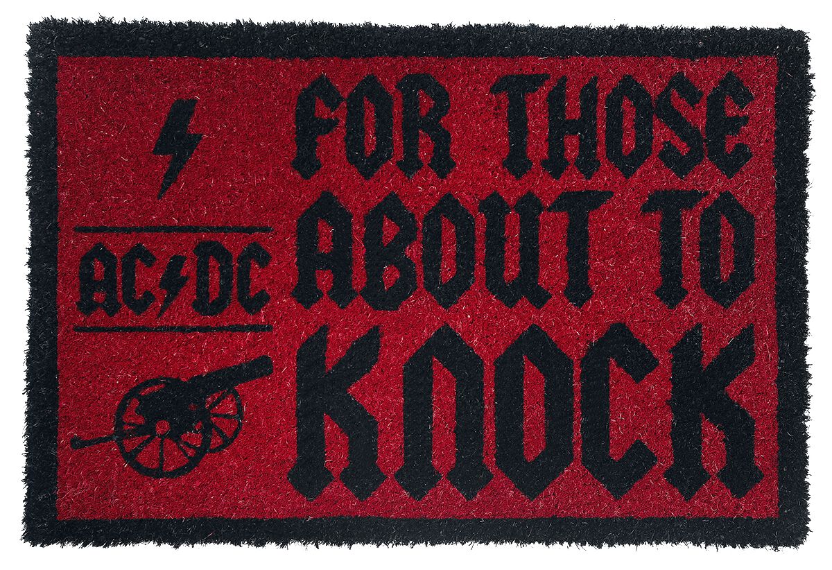 For those about to knock | AC/DC Paillasson