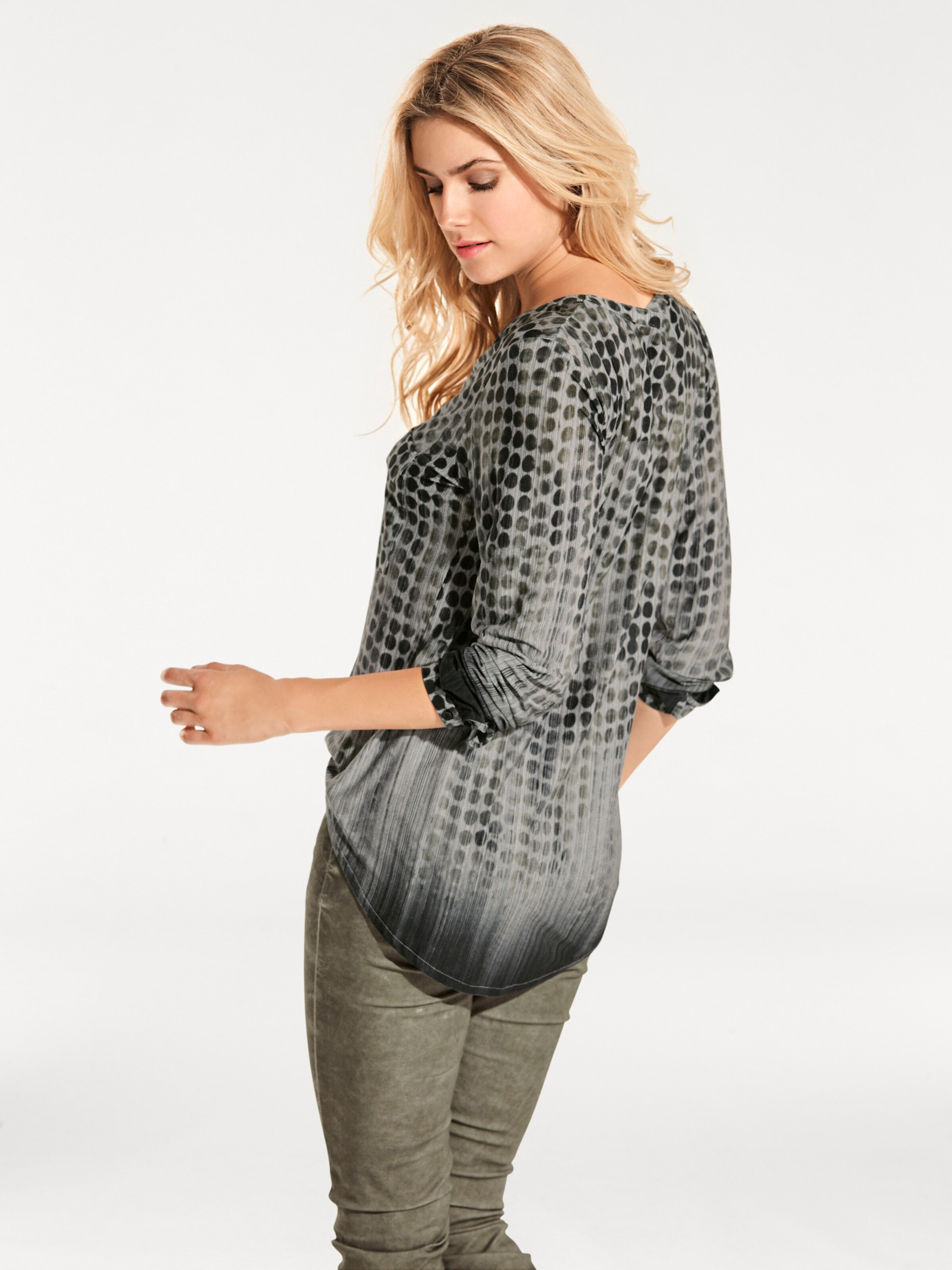 heine Shirtbluse in oliv