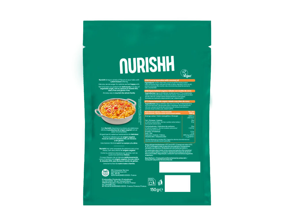PREPARADO VEGAN NURISHH RALADO 150G