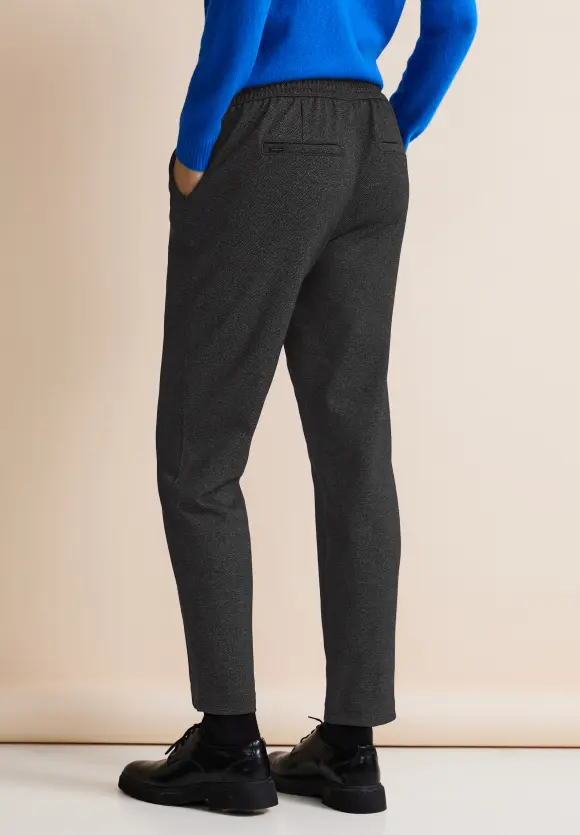 Loose Fit Joggpants - salt and pepper grey
