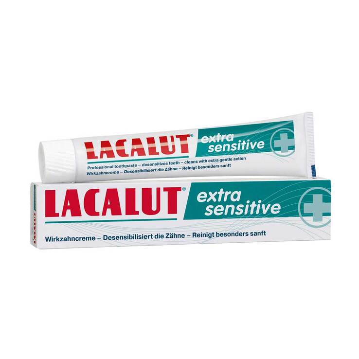 Lacalut extra sensitive Wirkzahncreme, 75 ml