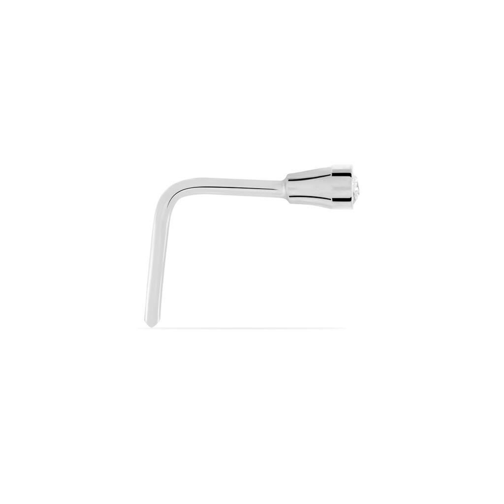 Piercing De Nez Fethi Serti Clos Or Blanc Oxyde De Zirconium