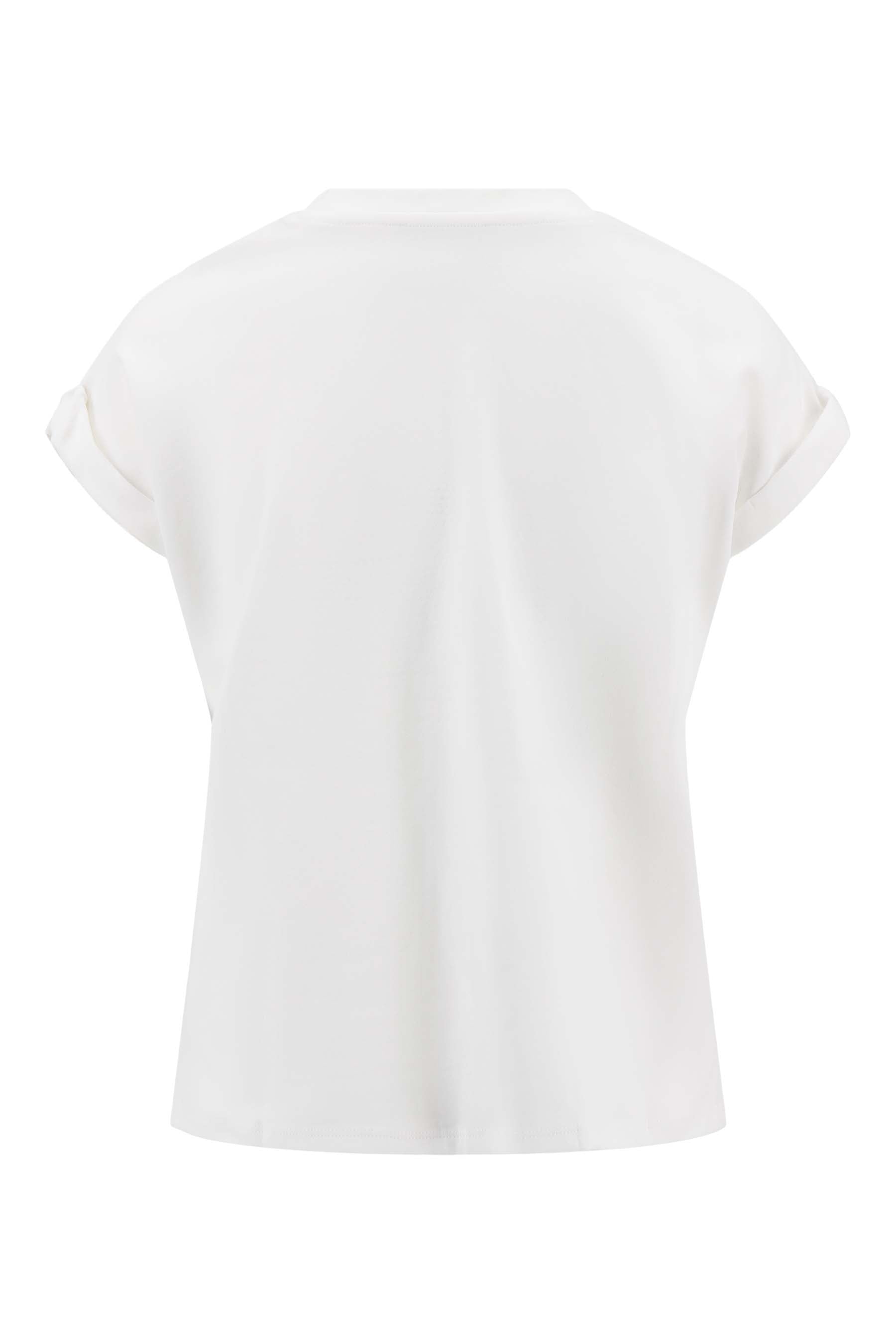 T-shirt met opgerolde mouw viva la siesta