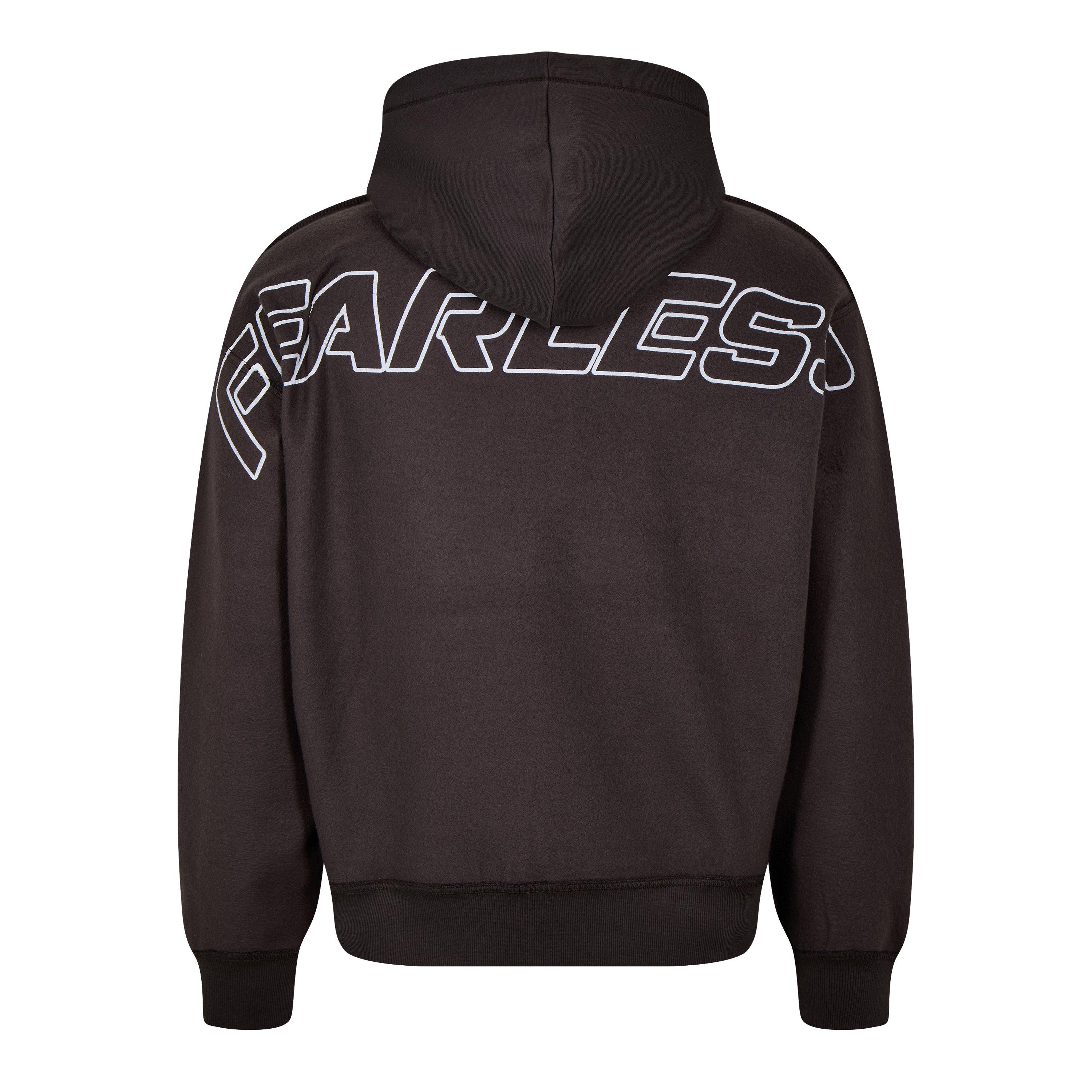 Firetrap Reverse Fleece Hoodie Mens