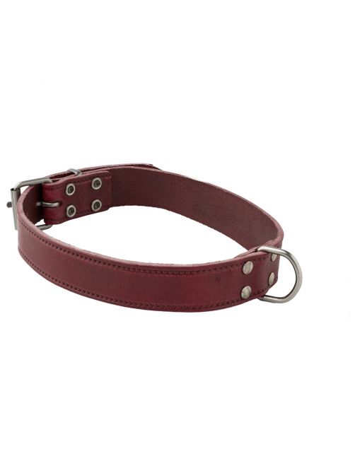 Adori Halsband Italy Met Print Old Silver Paars - Hondenhalsband