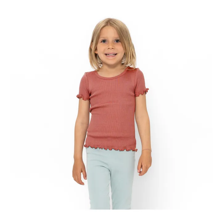 Minimalisma T-Shirt Blomst Soie | Vieux Rose