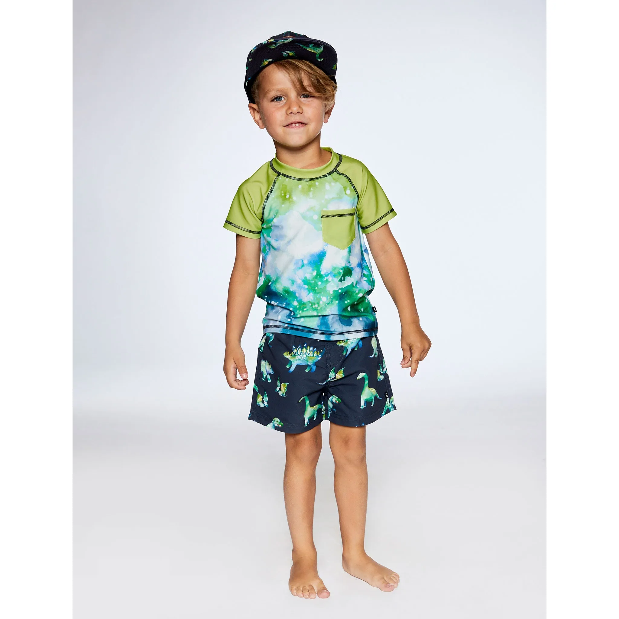 Deux par Deux Maillot Short Dinos 2-6ans