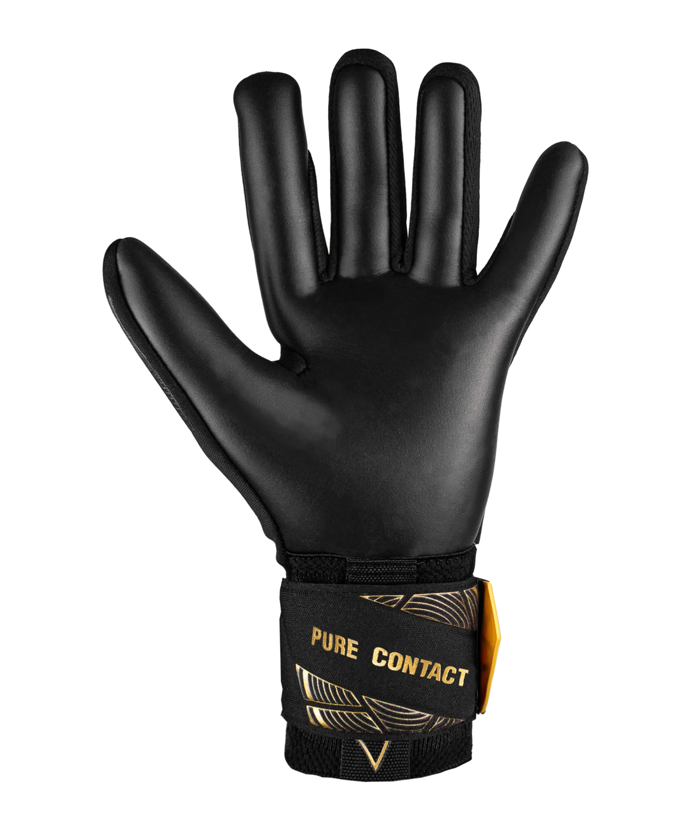 Reusch Pure Contact Infinity TW-Handschuhe Night Spark 2024 Schwarz Gold Schwarz F7706
