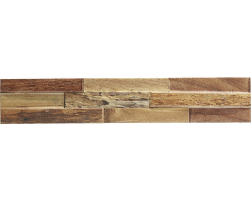 Porseleinen steengoed gevelsteen Klimex UltraStrong Teak Colorado 40x16,6 cm