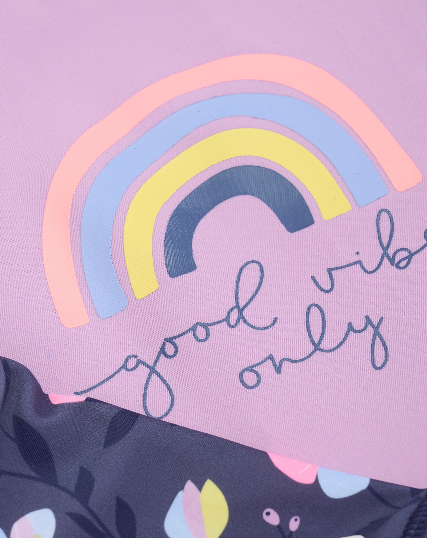 Badeset GOOD VIBES ONLY 2-teilig in lavender mist