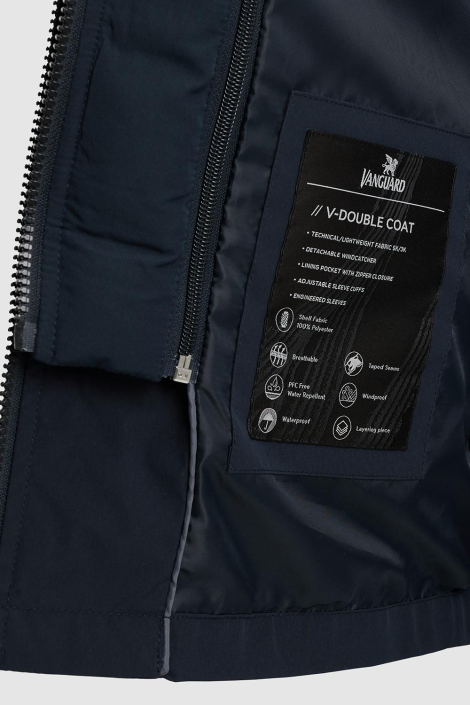 Vanguard blauwe heren jas
