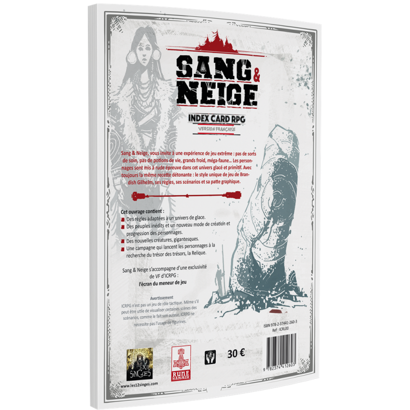 Index Card RPG - Sang & Neige