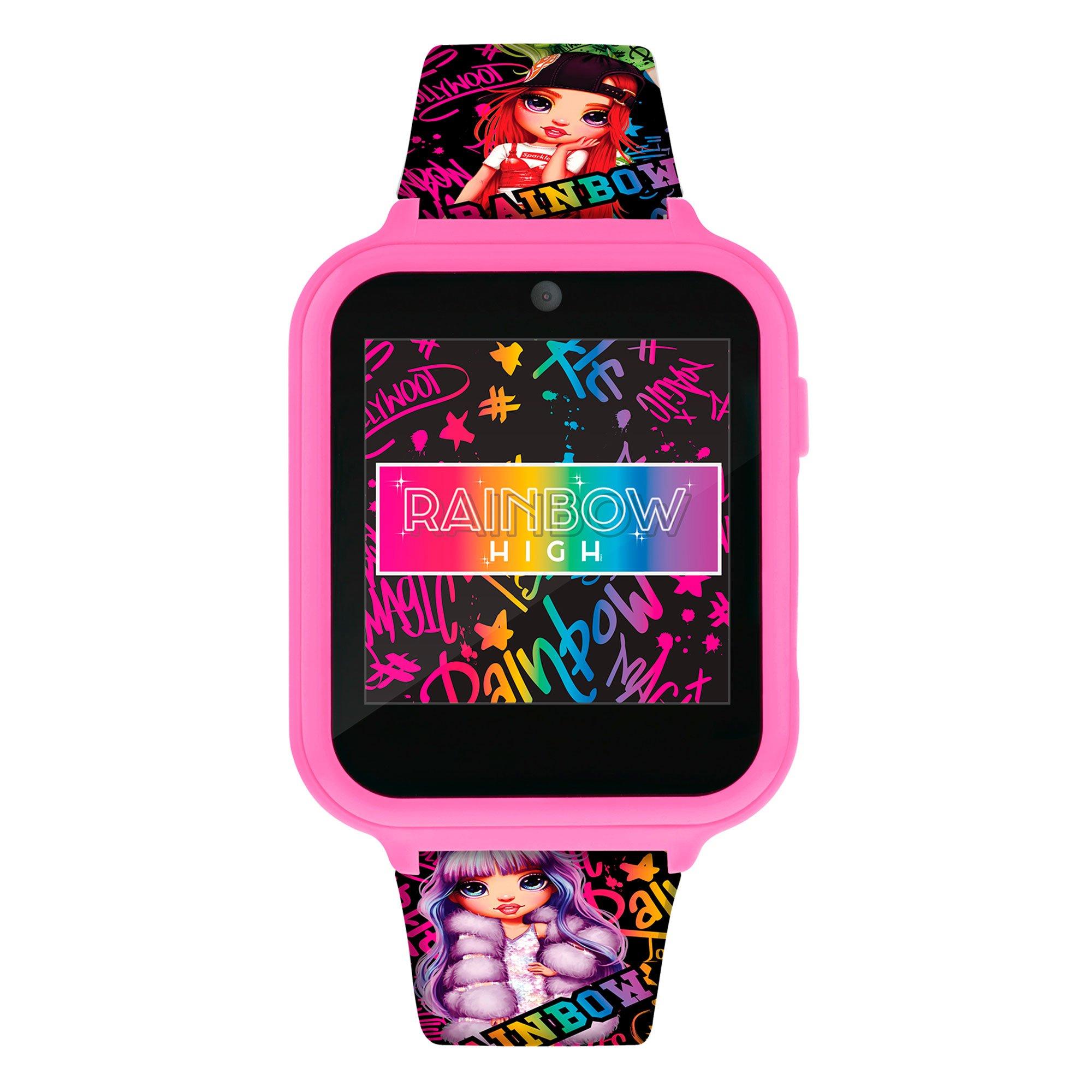Rainbow High RH Multicoloured Silicone Strap Smart Watch Childrens