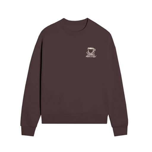 JJXX Mila Crew Sweatshirt, Seal Brown, XL