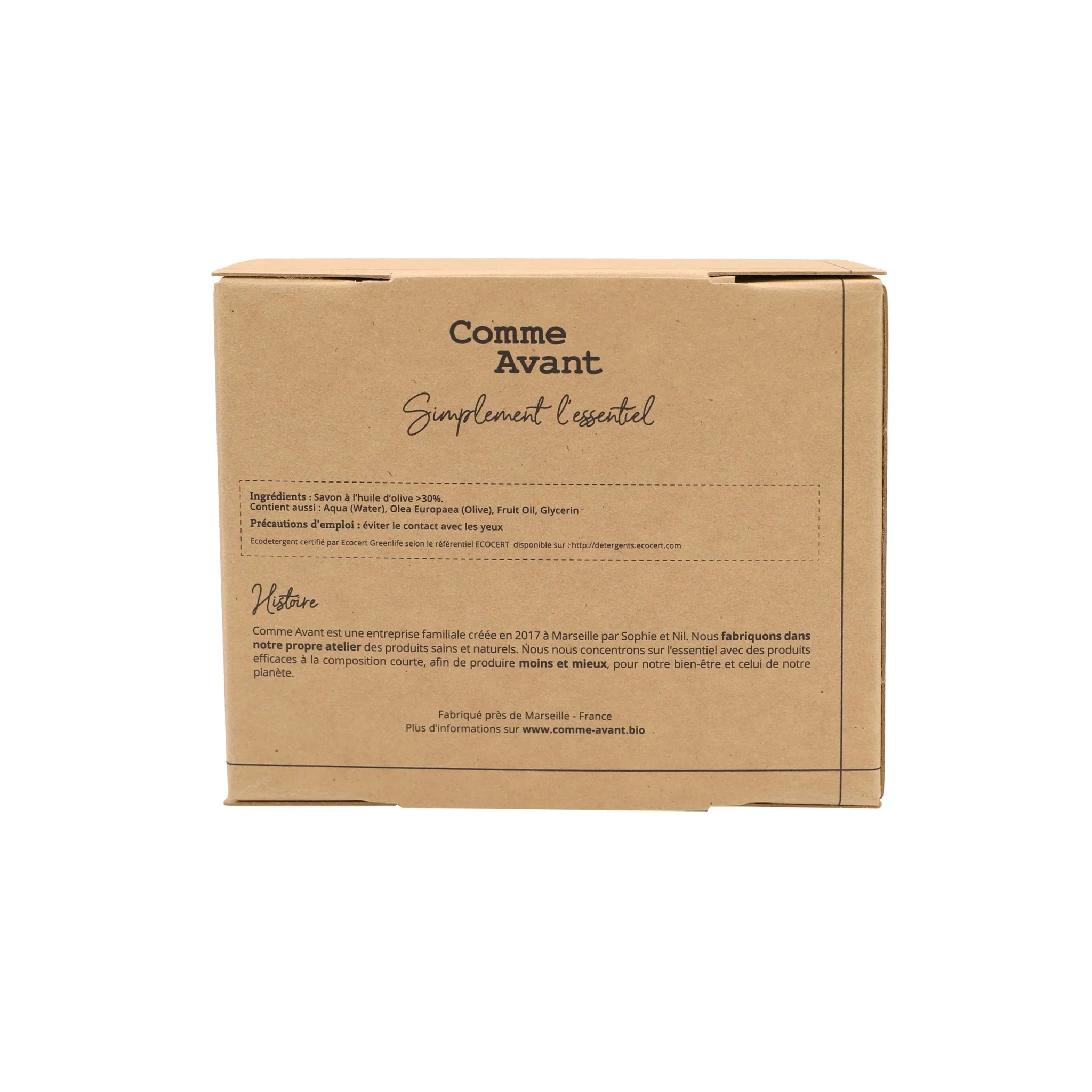 Copeaux de savon à l'Huile d'olive - Version 1 - 250g de copeaux