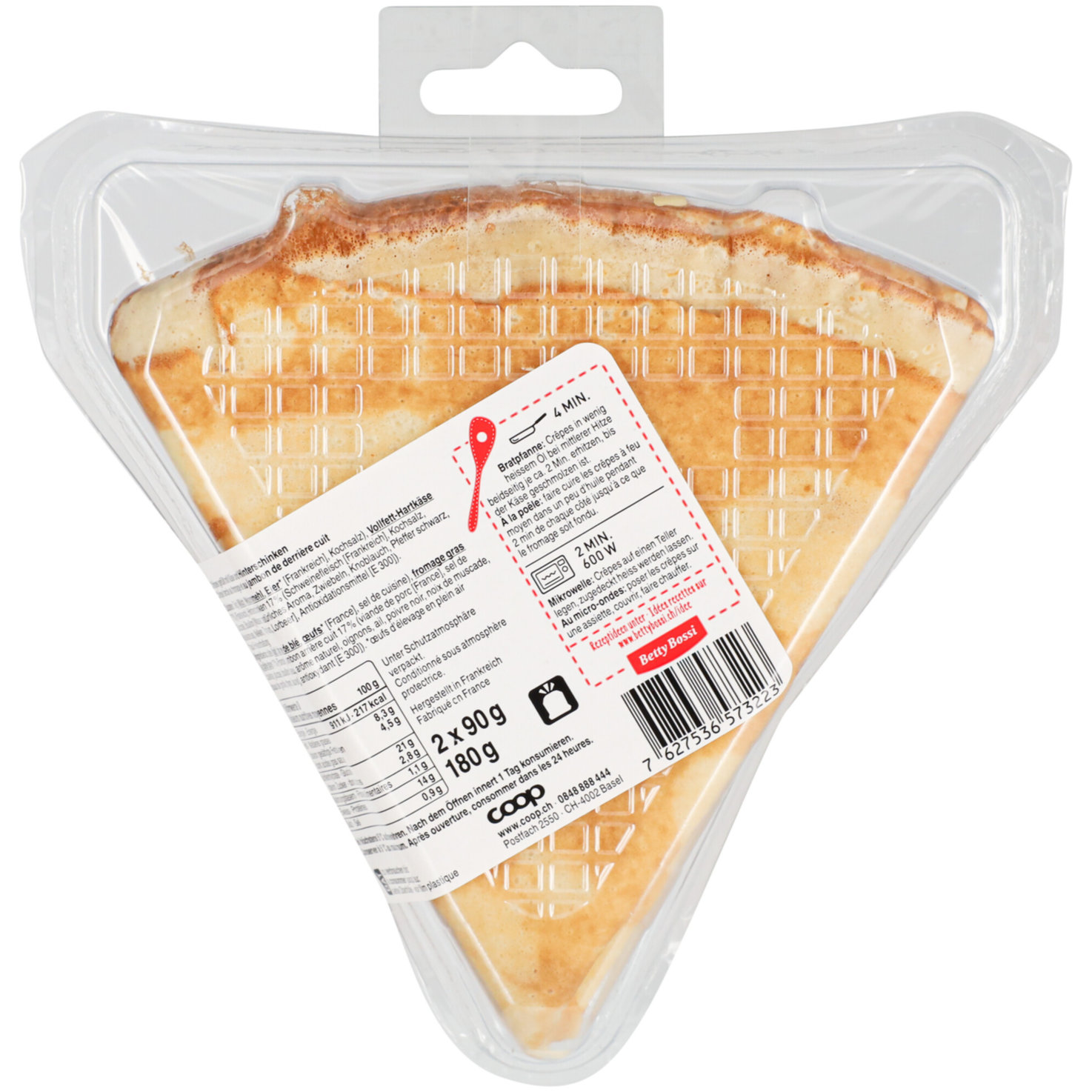 Betty Bossi Crêpes Schinken & Käse