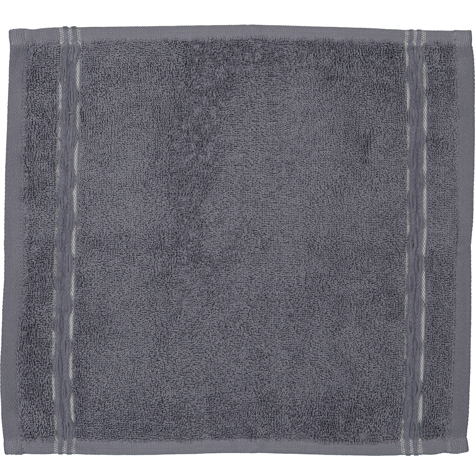 Vossen Waschlappen Frottee 30 x 30 cm dunkelgrau