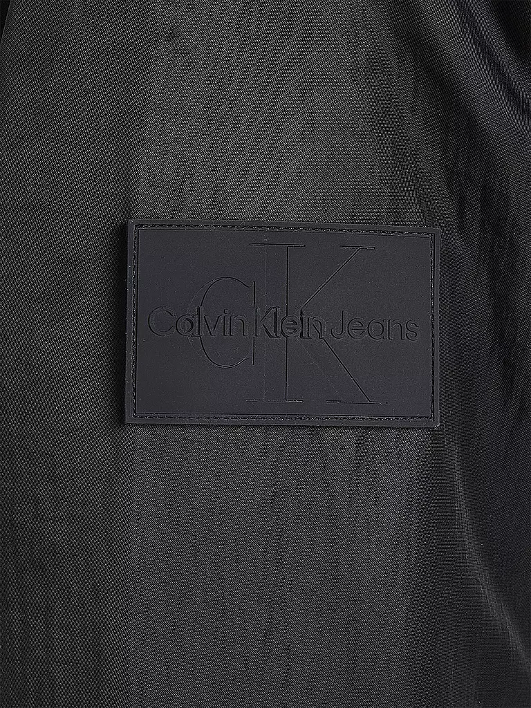 CALVIN KLEIN JEANS Jacke in Lederoptik schwarz