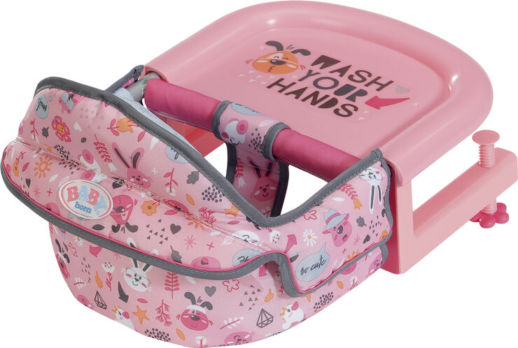 BABY born BABY born Table Feeding Chair Lyserød