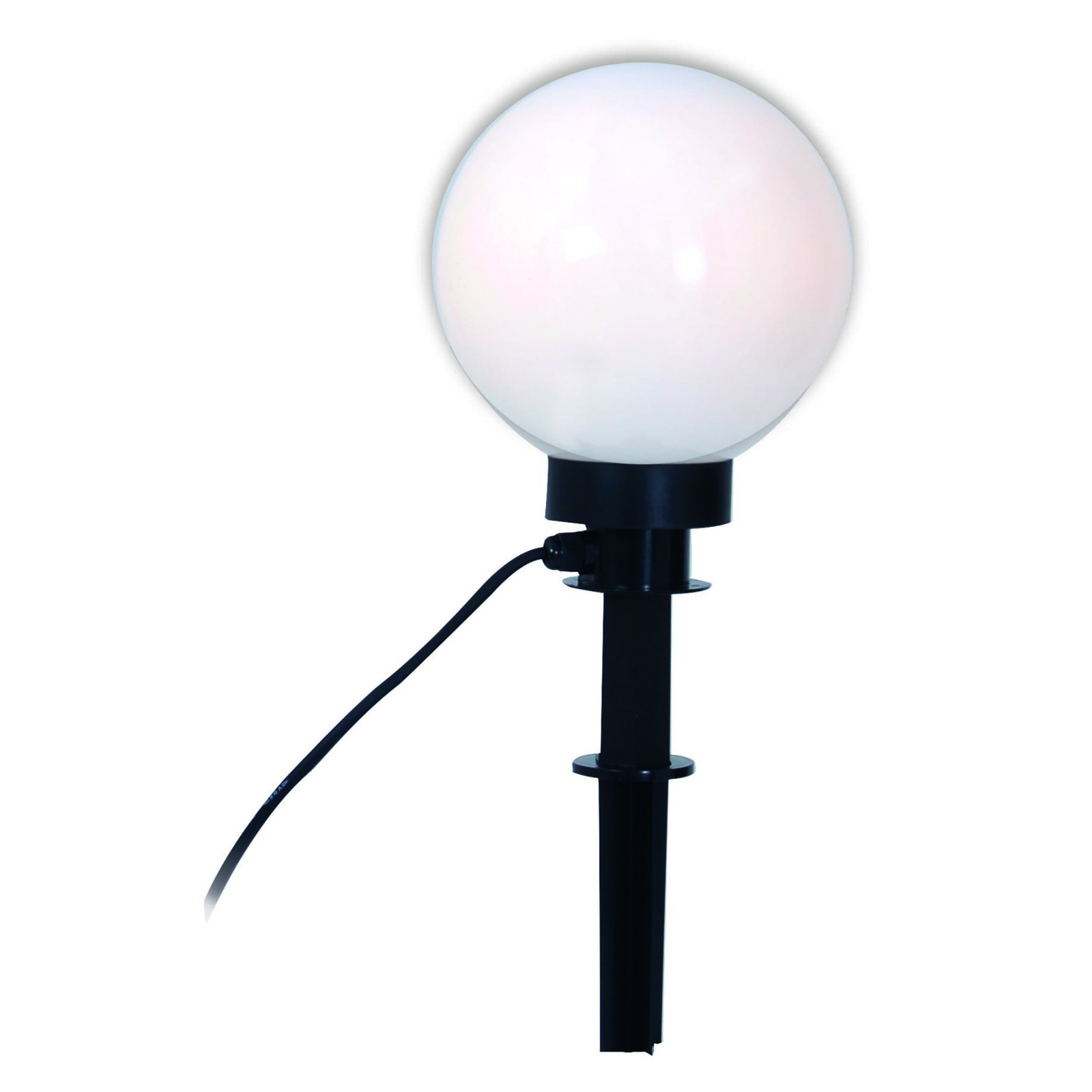 Kugelerdspieß BALL - weiß-schwarz - Ø 20 cm