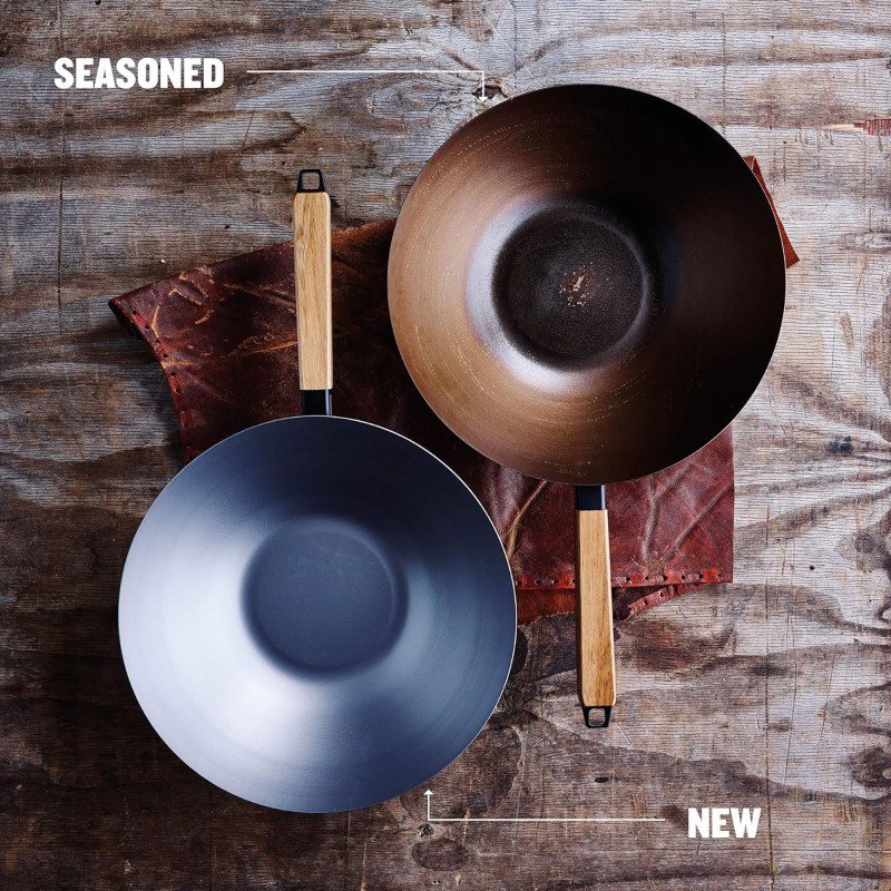 Poêle wok en acier carbone Nomad