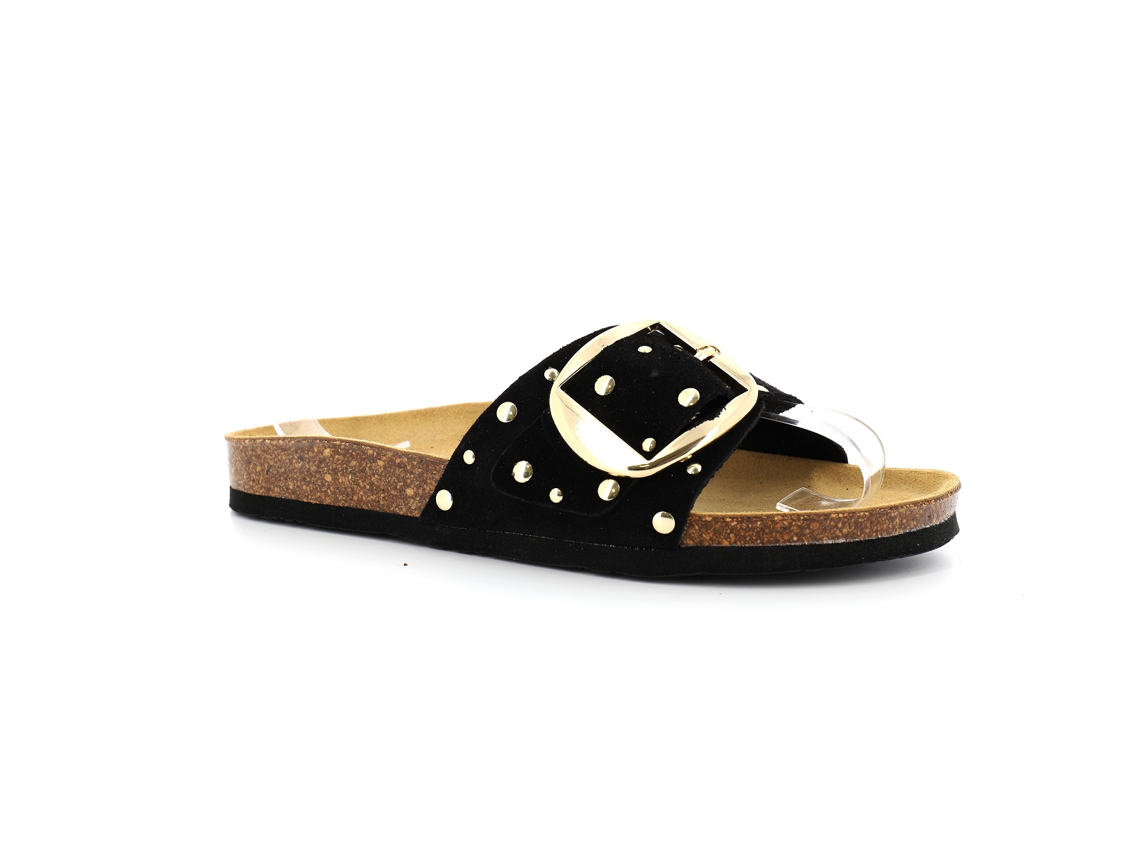 K. daques-RODIANT Nubuck Noir Or