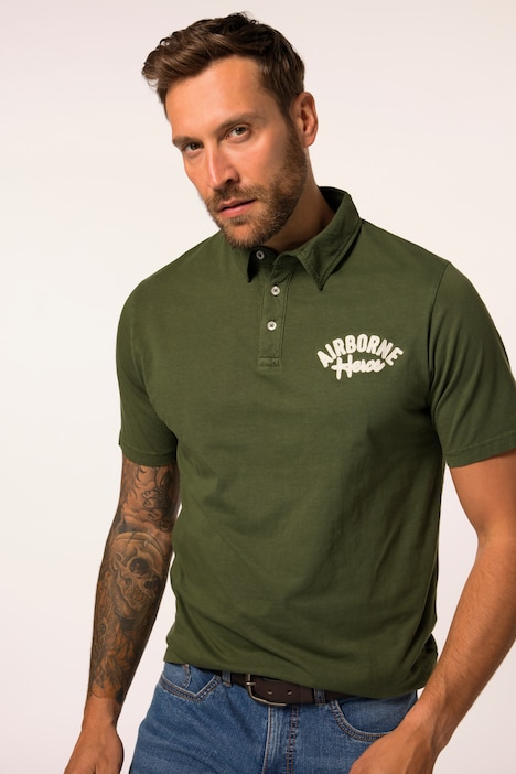 Poloshirt, Halbarm, Jersey, Vintage Look, bis 8 XL