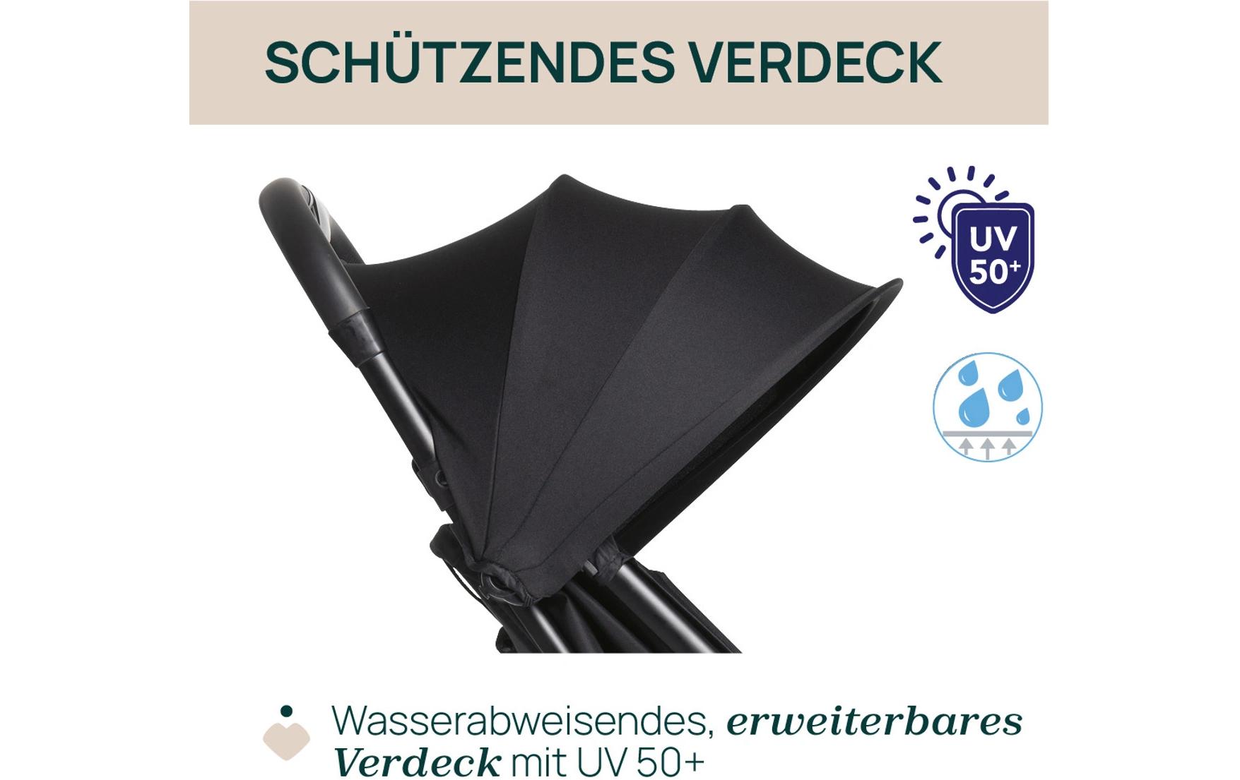 Buggy Urbino Black<br>Sportwagen für Kinder ab Geburt bis 22 kg